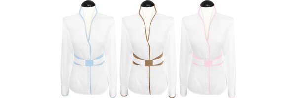 Stand up collar blouses (expiring collection)