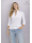Stehkragen -Shirt, weiss/Neu