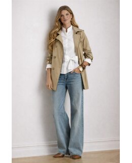 Bluse kleiner Stehkragen  weiss