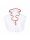 Blousen collar ruffle white with red piping/goes out of the assortment