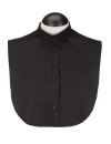 Blousen collar Bubi, black plain/goes out of the assortment