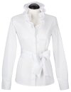 Ruffle extravagant with double ruffle white