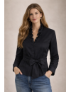 Ruffle extravagant with double ruffle black