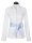 Contrast blouse white plain with helbleman Pipel/goes out of the assortment