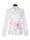 Contrast blouse white plain with pink piping/goes out of the assortment