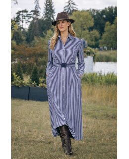 Dress marine / white striped