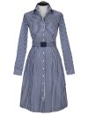 Dress marine / white striped/goes out of the assortment