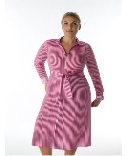 Dress pink / white striped