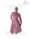 Dress pink / white striped/goes out of the assortment