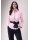 Contrast blouse pink uni with marine piping