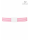 Single belt, pink striped with white buckle