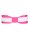 Double belt fuchsia white with fuchsia belt buckle