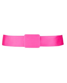 Single fuchsia belt with fuchsia belt buckle