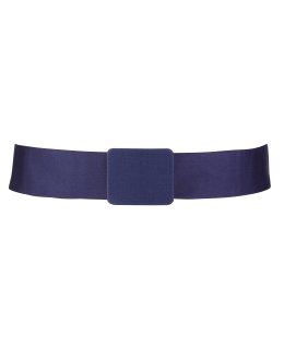 Single belt navy with navy belt buckle