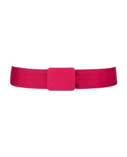 Single belt in hot pink with a matching hot pink buckle.
