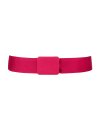 Single belt in hot pink with a matching hot pink buckle.