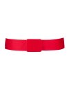 Single belt carmine red with carmine red belt buckle