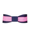 Double belt bright violet/white with bright violet bucket