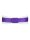 Double belt white dark purple with dark purple buckle