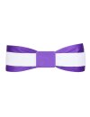 Double belt bright violet/white with bright violet bucket