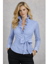 Double Ruffle Vichy Karo Marine