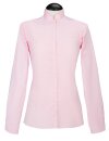 Bluse kleiner Stehkragen Vichy Karo Rosa