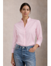 Small stand-up collar Vichy Karo Pink