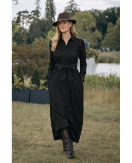 Dress black plain
