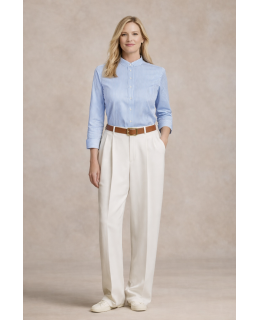 Bubibluse Gestreift Hell Blau/Geht aus dem Sortiment