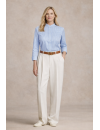 Bubibluse Gestreift Hell Blau/Geht aus dem Sortiment