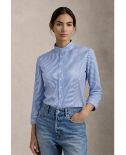 Bubibluse marine striped/goes out of the assortment