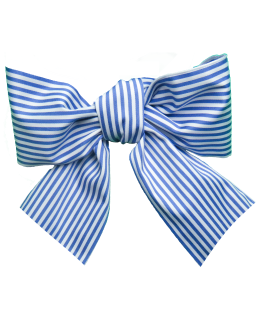 Sash dark blue stripes