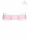 Double belt in white and pink with a pink buckle