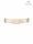 Single belt in champagne with a champagne buckle