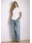 Elegant white short-sleeve blouse