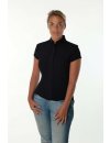 Short sleeve blouse black plain/goes out of the assortment