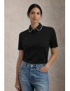 Bubi Shirt Kurzarm Schwarz/WeiÃŸ Paspeliert/...