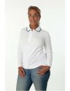 Bubi shirt long sleeve white/navy piped/goes out of the...