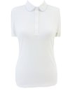 Short-sleeved Bubi shirt white/light blue with short piping