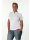 White small stand-up collar shirt short/goes out of the assortment