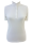 Ruffle collar shirt short sleeve white/goes out of the assortment