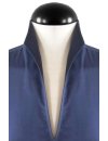 Stand-up collar blouse, marine/goes out of the assortment