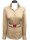 Contrast Blouse 2-Colored with Patch: Gold Uni with Karo 6