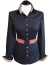 Patching blouse: Marine uni with red / white Bossa / goes...