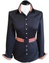 Patching blouse: Marine uni with red / white Bossa / goes out of the assortment