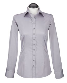 Bluse, smokey uni extralang/Geht aus Dem Sortiment