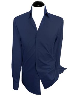 Men shirt navy/goes out of the assortment