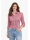 Blouse, light blue / white striped Satin / goes from the assortment