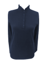 White ruffle collar shirt long sleeve