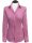 Blouse, pink / white striped satin